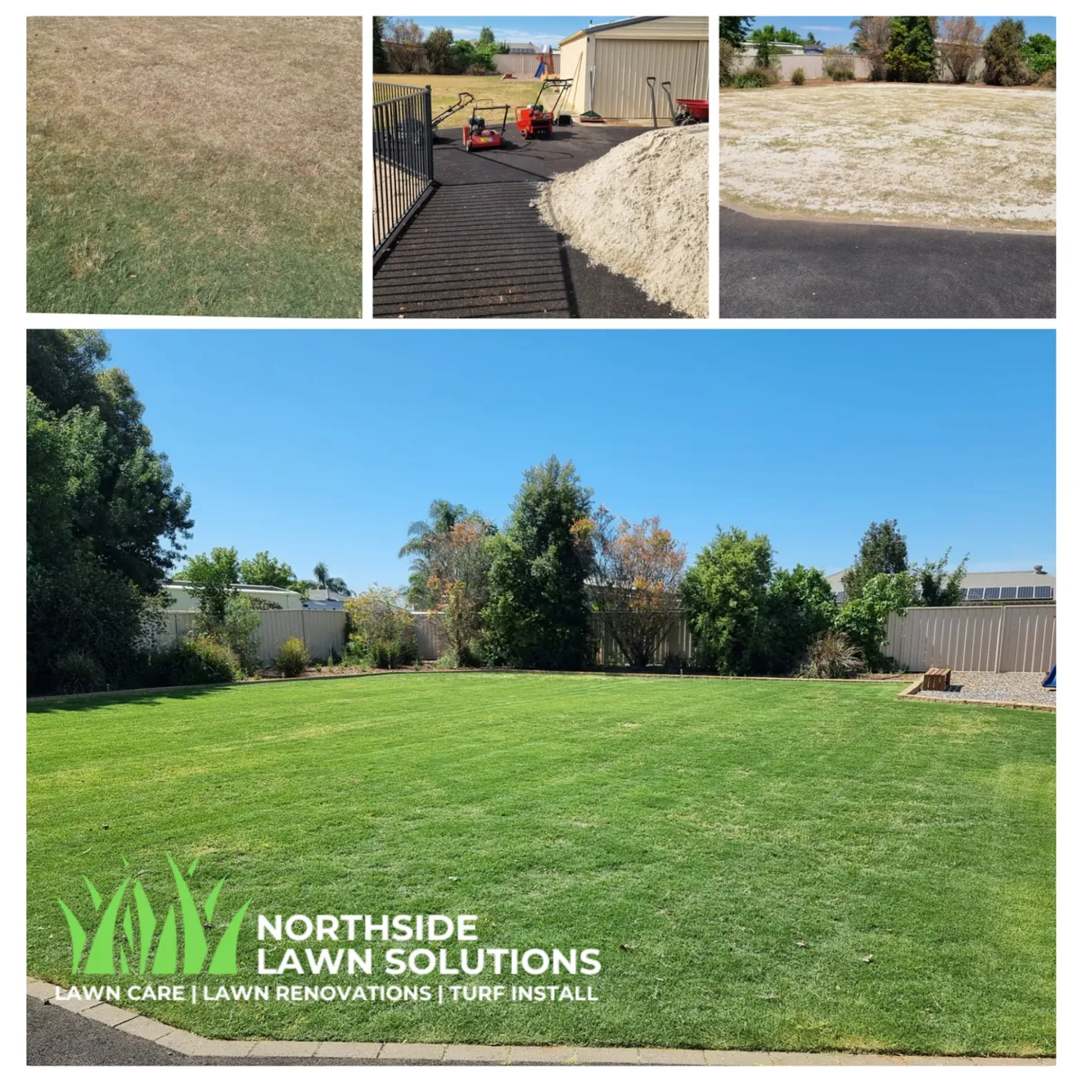 Lawn renovation by Northside